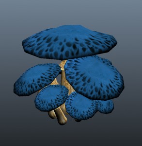Blue Mushroom